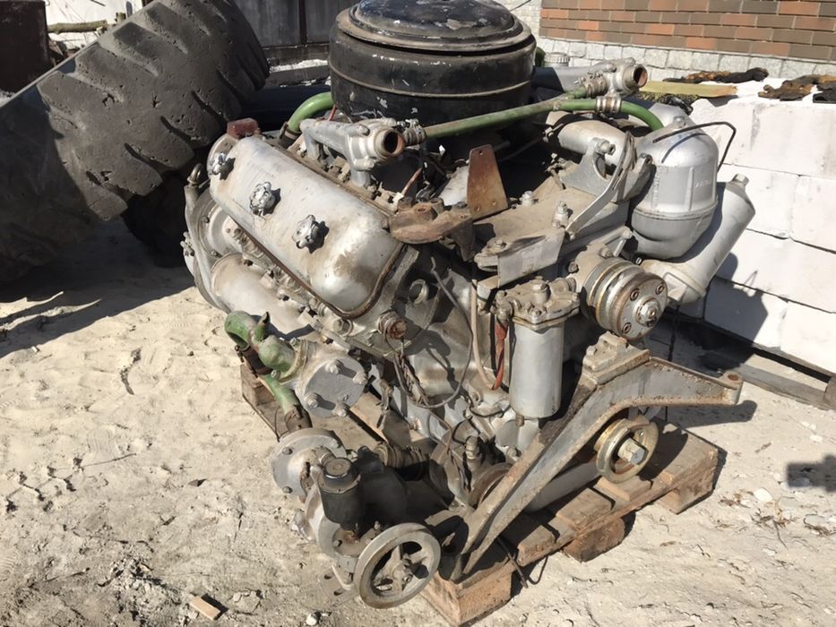 судовой двигатель ЯМЗ-236СП4 с реверс-редуктором в сборе