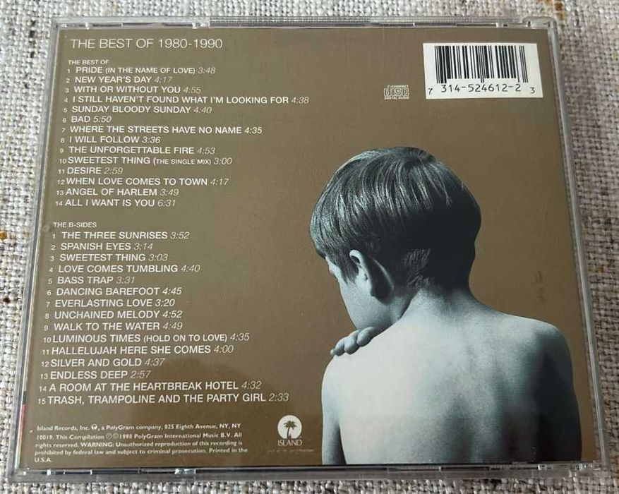 U2 – The Best of 1980–1990 (conjunto de 2 CDs)–Rock / Rock alternativo