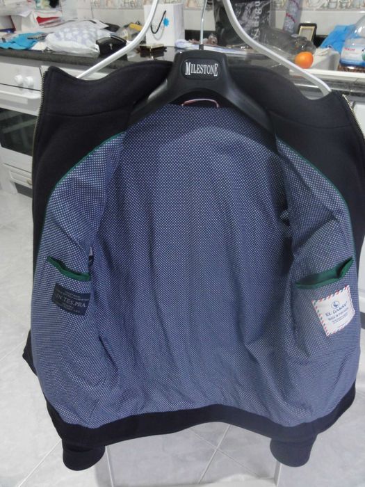 Casaco El Ganso Azul escuro material em Lã C/NOVO Tam 50 (M)