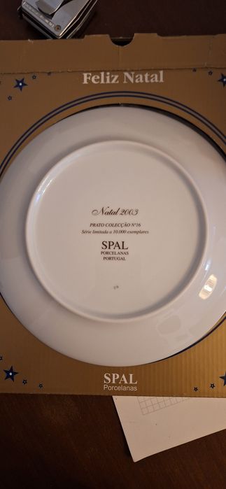 12 pratos da coleção "Natal", da SPAL
