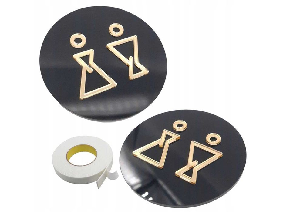 Tabliczka Toaleta Wc Znak Symbol Męski Damski Znaczek 19x19cm