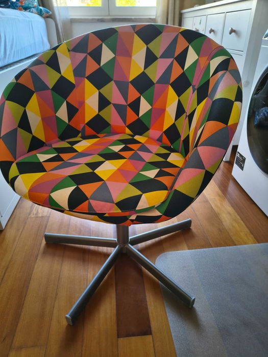 Cadeira escritório ikea colorida