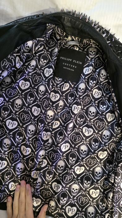 Кожаная куртка philipp plein