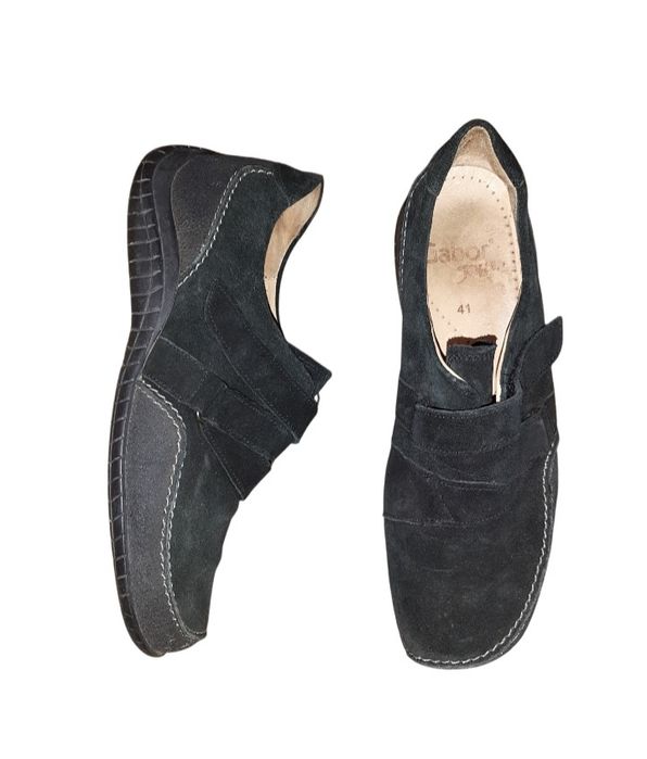 Жіночі туфлі/лофери gabor (німеччина) — натуральна замша 41 розмір