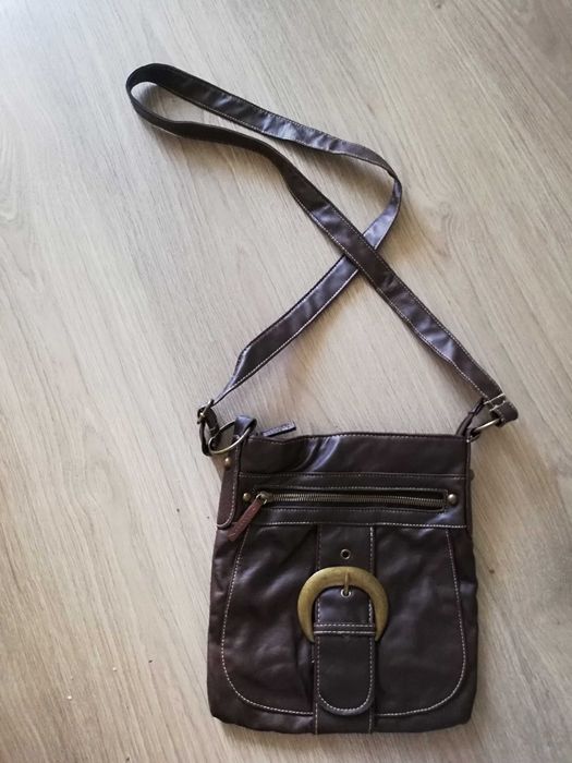 Torebka damska na ramie brązowa NEW LOOK plus GRATIS