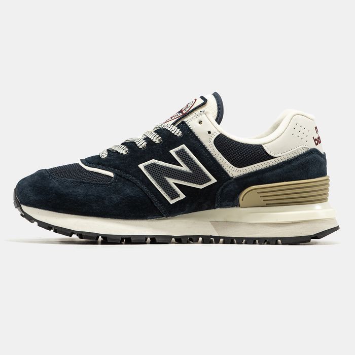 Кросівки  New Balance x Stone Island Navy/Beige premium