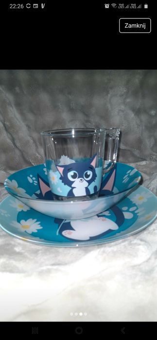 Kot luminarc zestaw nowy