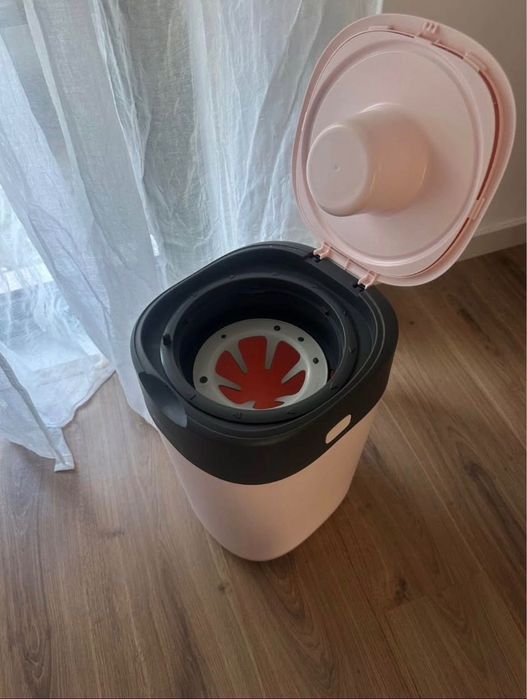 Contentor de fraldas Sangenic Twist & Click (rosa)