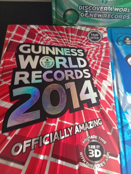 Conjunto de livros Guiness book