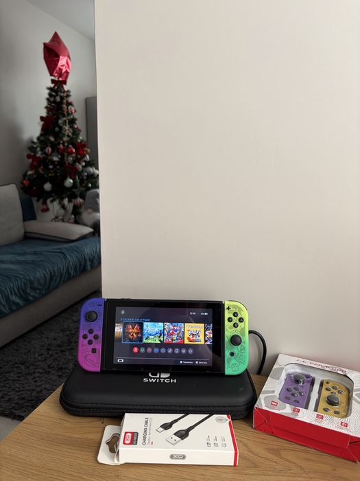 Nintendo Switch version 2 + карта памʼяті 128Gb + чохол #GamerKozak