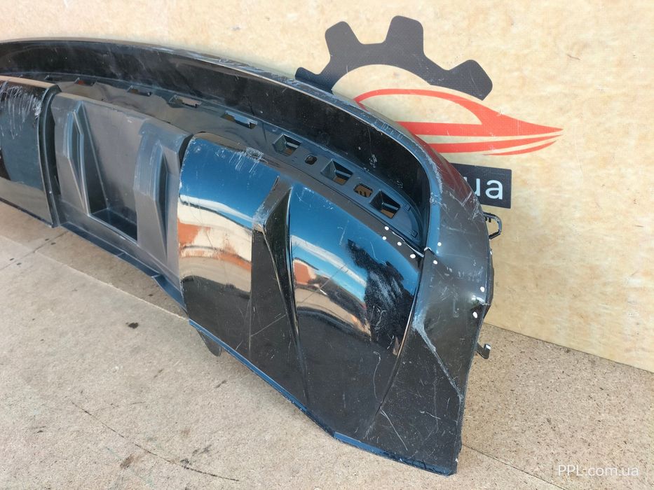 Audi A1 S-Line 14-18 Спойлер накладка обвес губа бампера заднего