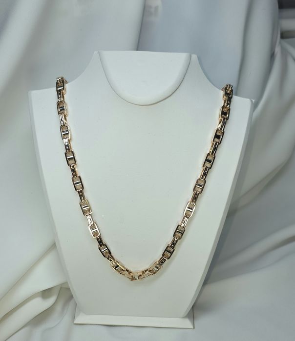 Золотий ланцюжок проба 585 вага 103,4гр довжина 64см. нова.