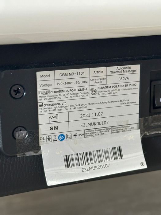 CERAGEM łóżko do masażu Master VE