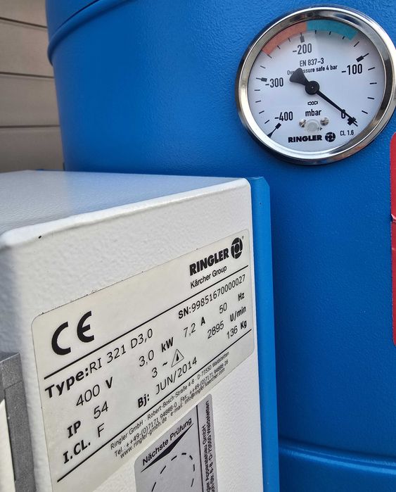 Odkurzacz Przemysłowy Karcher Ringler RI 321 NA Mokro Separator Olejów