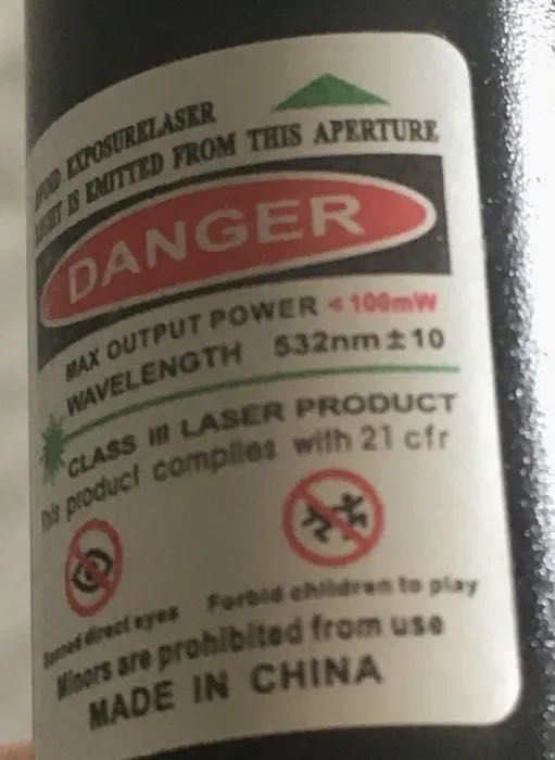 Ponteiro Laser Verde (forte) 100 W **novo**