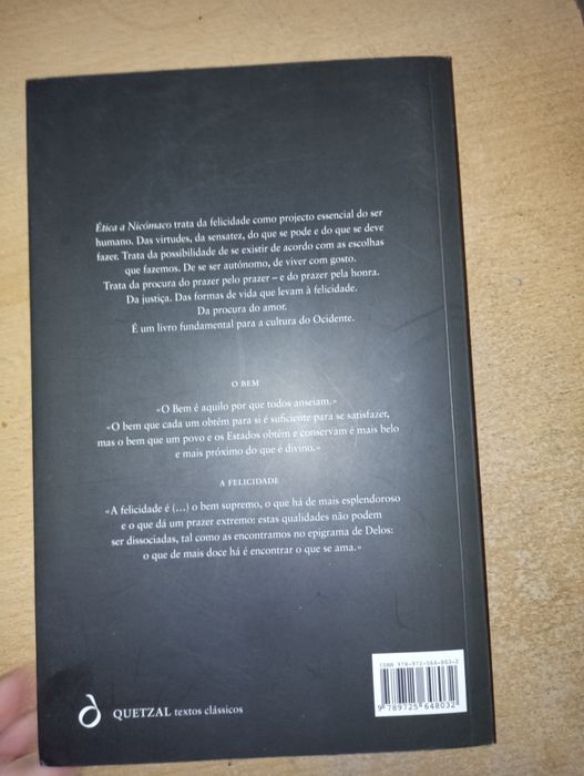 Ética a NIcómaco - não utilizado