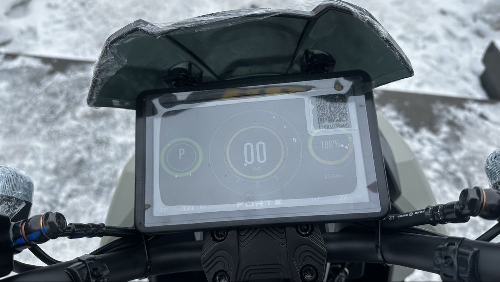 Електроскутер FORTE UNICORN EV 80км запасу літій Кредит/Розтрочка