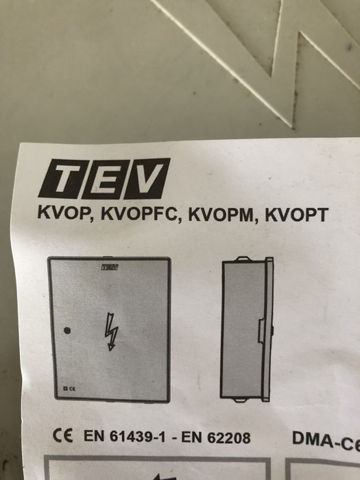 Caixa contador eletricidade