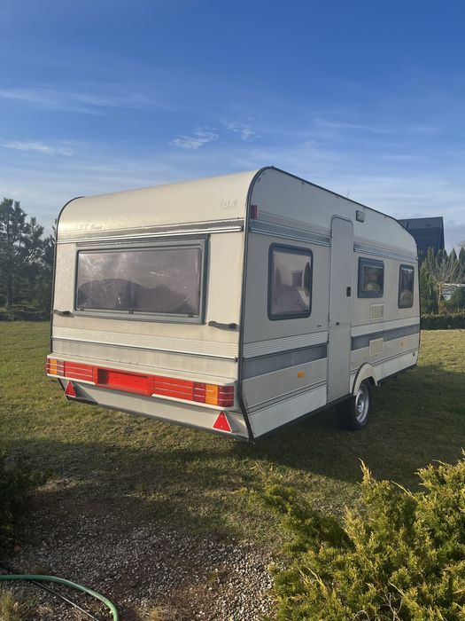 Przyczepa Kempingowa Hobby 470 z przedsionkiem