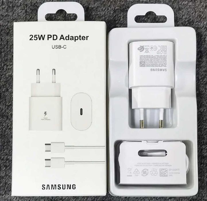 Зарядні пристрої Samsung 25W Super Fast Charging PD Type-C. Є опт