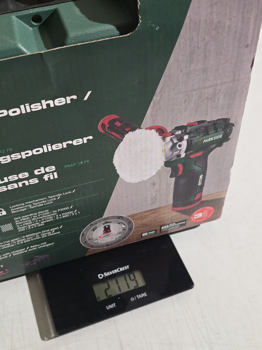 Parkside 12V Polidora sem Fios com Bateria