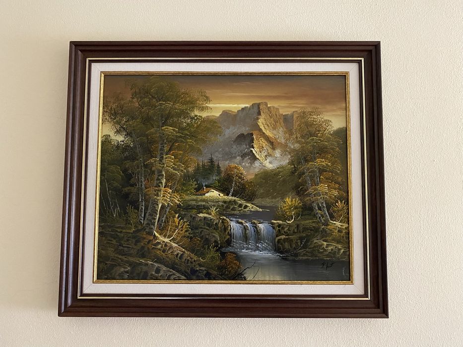 Quadro pintado em tela