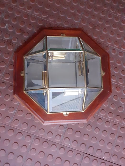 Projetor em alumínio com aplicação em tubo ou tripé, em bom estado.