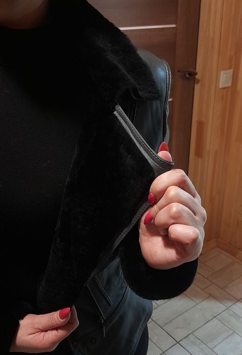 Натуральная дубленка 42-44