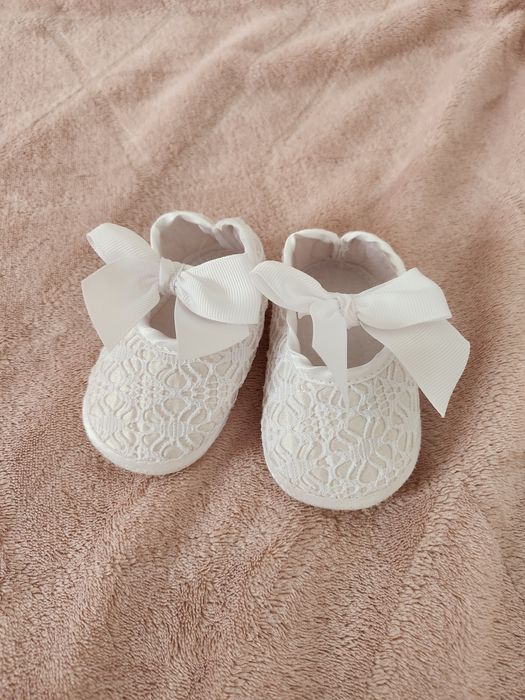 Дитяча сукня біла/блакитна, 80 розмір/1 рік