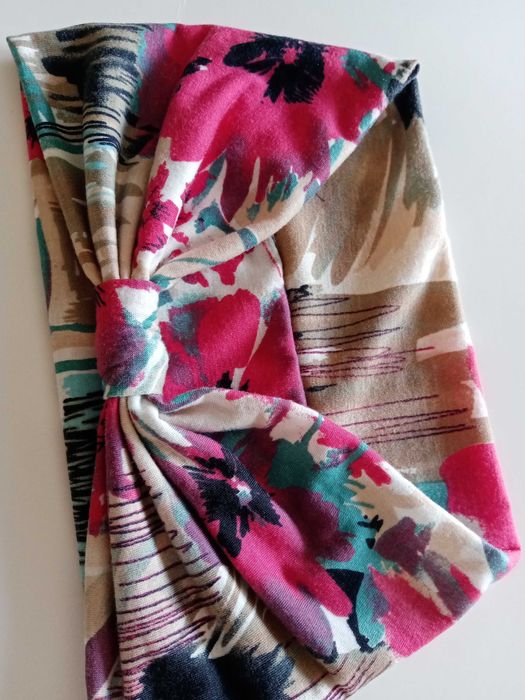 Opaska na głowę, elastyczna , kolorowa