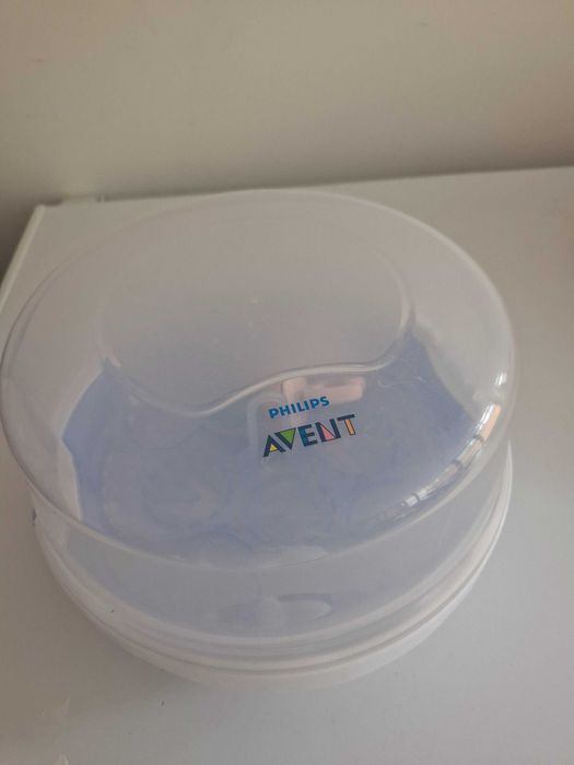 Almofada amamentação, banheira e esterilizador