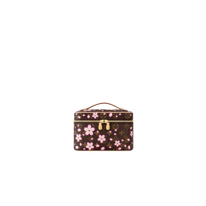 Косметичка Louis Vuitton x TM Nice Mini Monogram Canvas Sakura Brown
