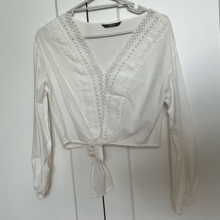 Bawełniany top SHEIN, XS, Nowy