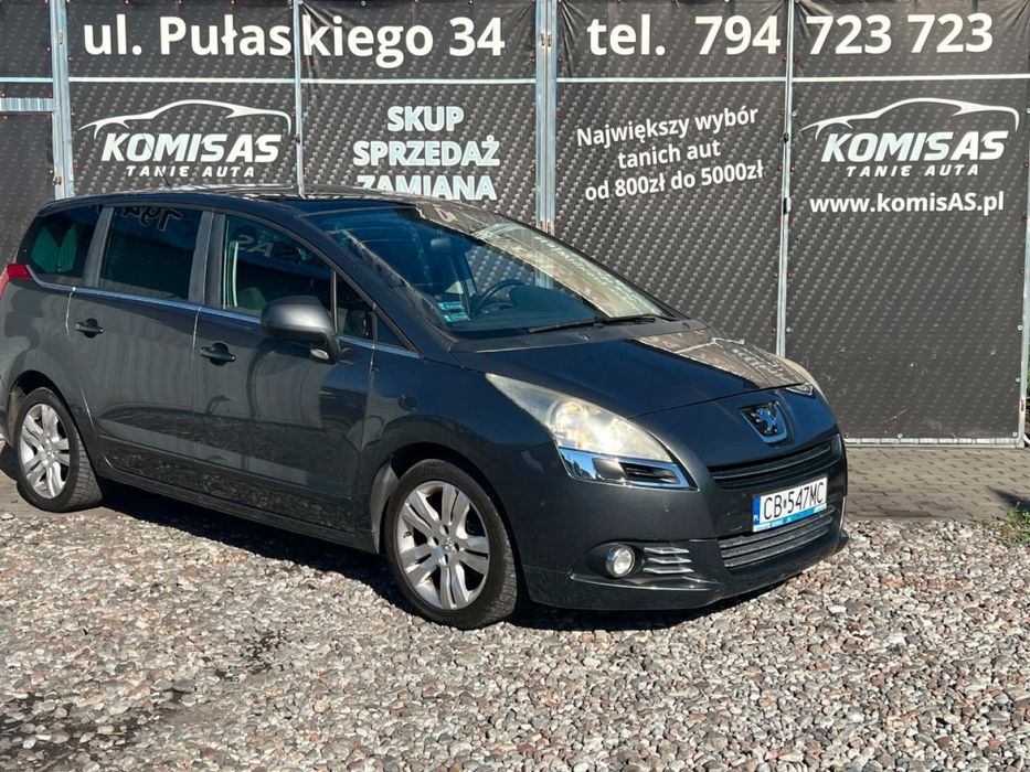 Peugeot 5008 1.6 Benzyna 156km • PANORAMA • KLIMA • tempomat • 6 biegów