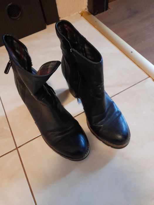 Botki deichmann rozmiar 39 czarne