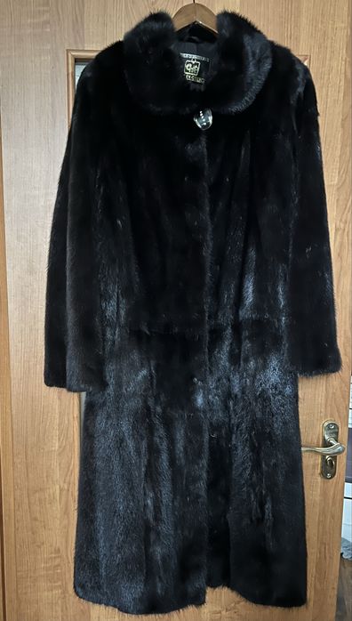 Шикарна плюшева шубка - Греція , довжина 120 , Л-ХL
