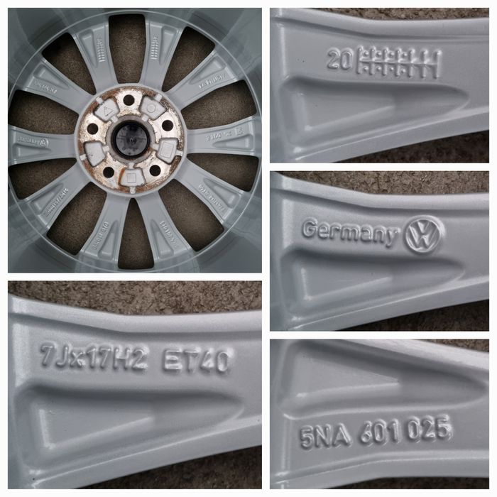 Koła Zimowe Alu 17" VW Tiguan II 2 5x112 Oryginalne