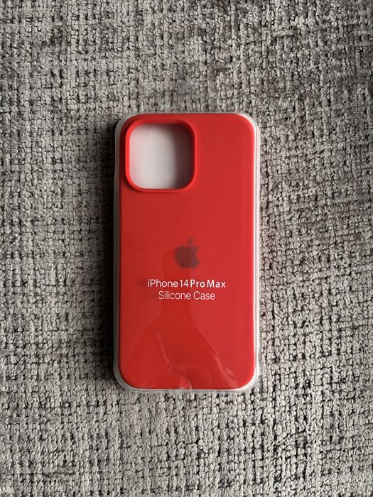 Etui iPhone 14 PRO MAX red czerowne