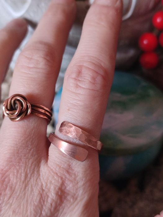 Pierścionek miedziany rozmiar 13