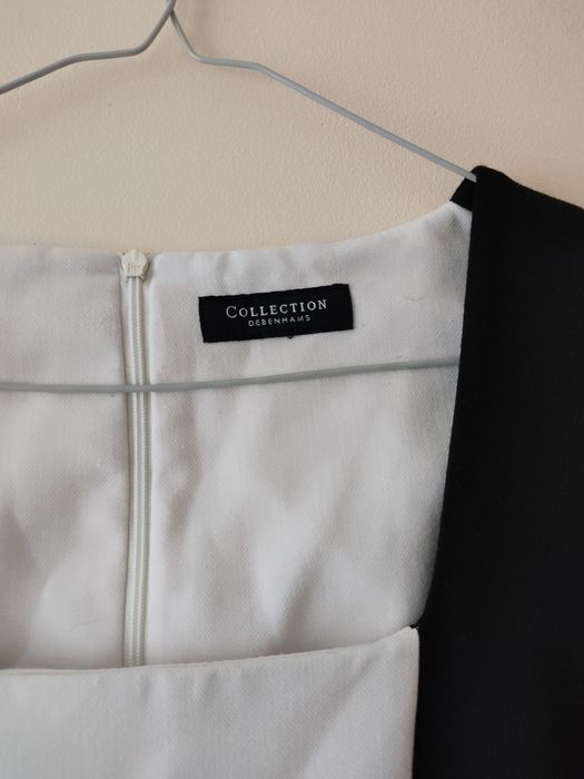 Sukienka z baskinką rozmiar XL midi