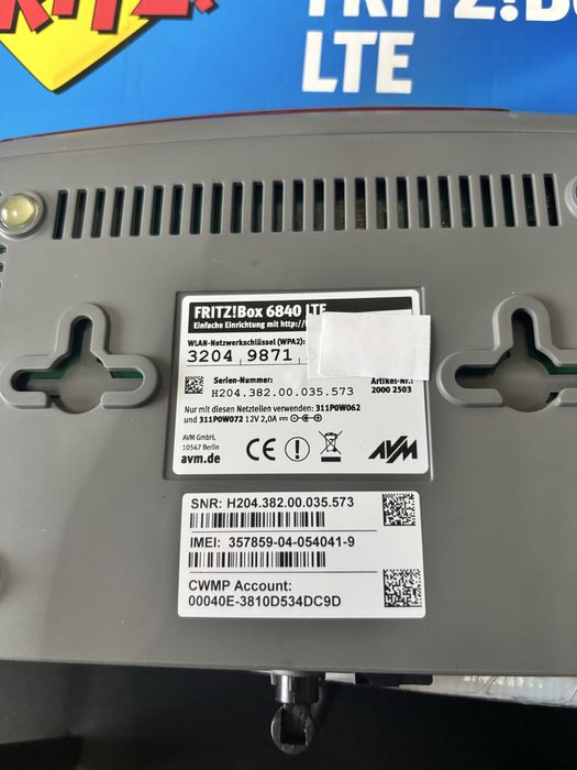 Router Fritz!Box 6840 LTE