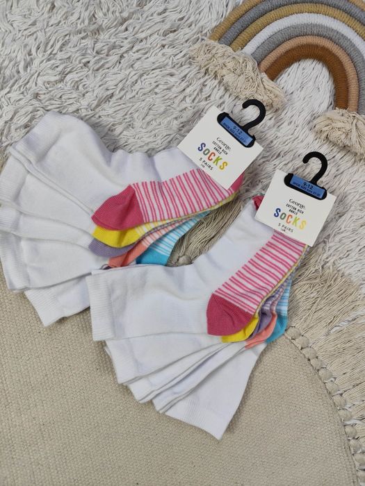 Nowe długie skarpetki 10 par 27-30