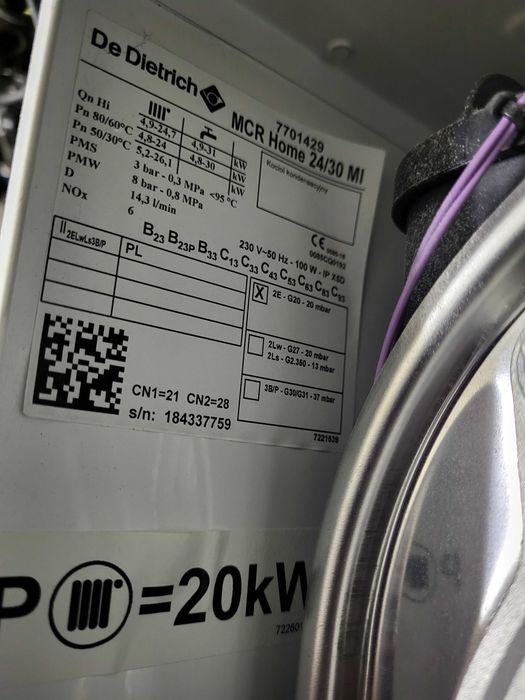De Dietrich MCR Home 24/30 MI - na części