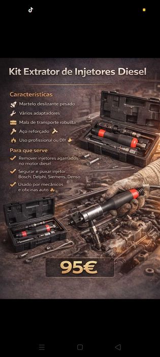 Kit Extrator Injetor 95€. Oportunidades