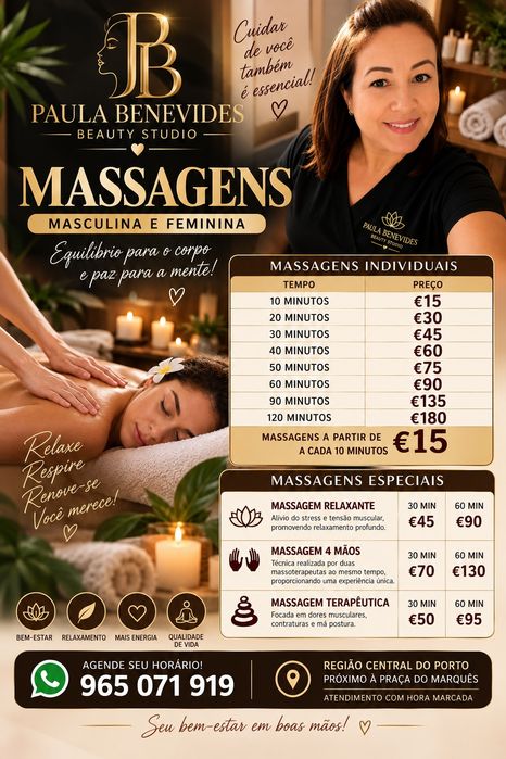 Massagens relaxantes
