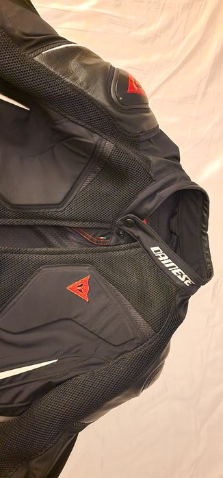 DAINESE SUPER RIDER D-DRY Preto/Branco/Vermelho 56