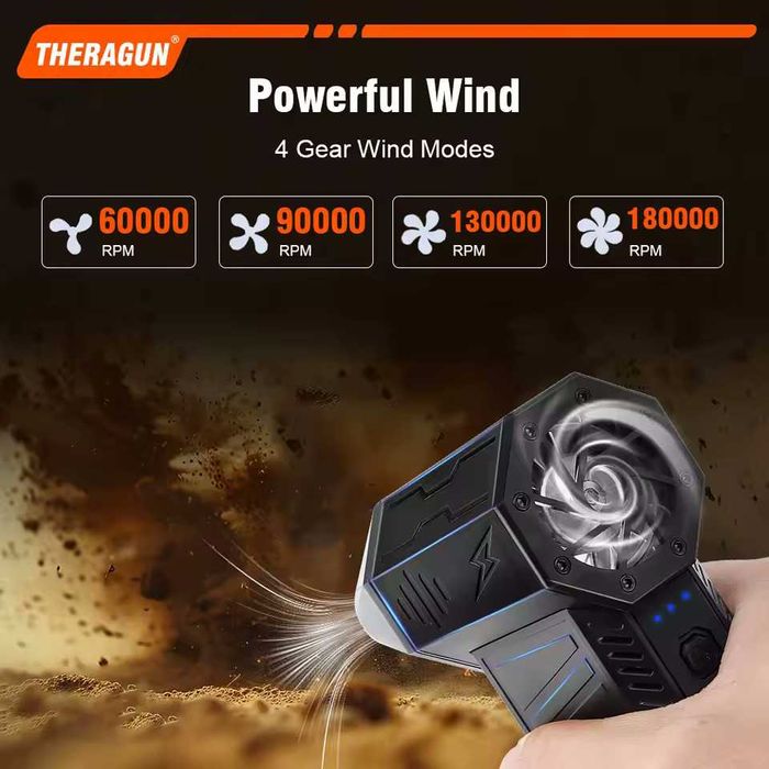 Турбо вентилятор THERAGUN X3Ultra  Turbo Jet Fan 180000RPM