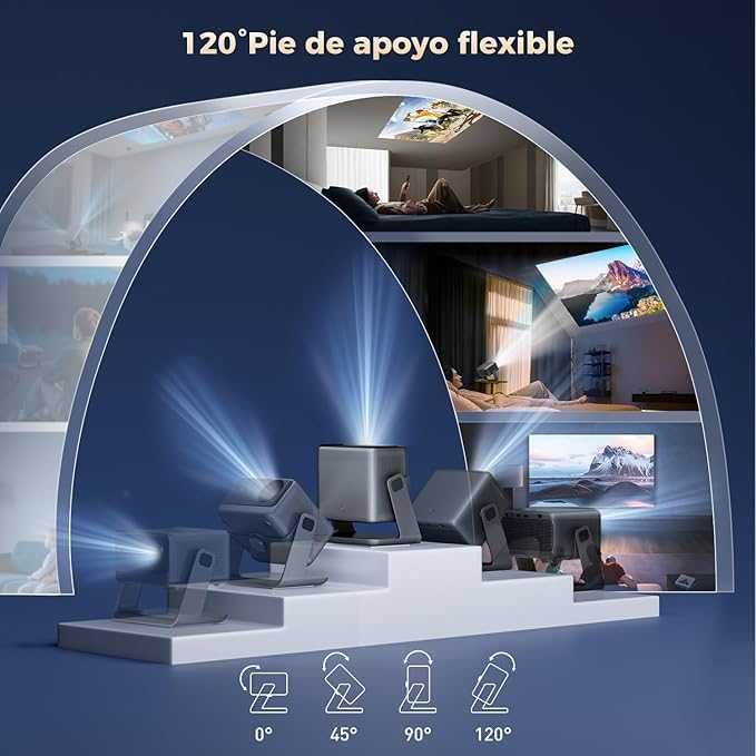 Mini Projetor Netflix , HBO, Disney- - WiFi -Bluetooth