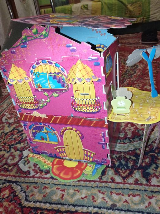 Картонный кукольный Домик 3 D