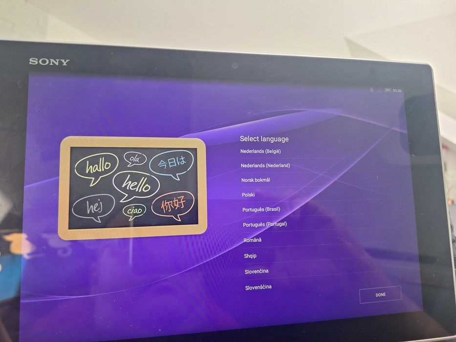 Tablet Sony Xperia
